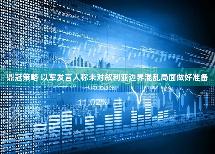 鼎冠策略 以军发言人称未对叙利亚边界混乱局面做好准备