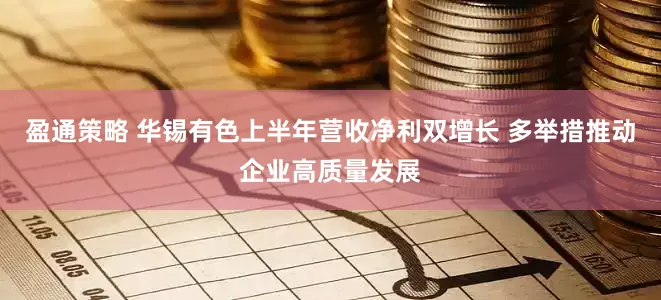 盈通策略 华锡有色上半年营收净利双增长 多举措推动企业高质量发展